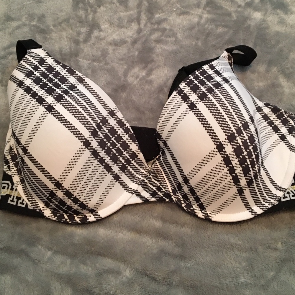 Victoria’s Secret PINK plaid 34DD see photos